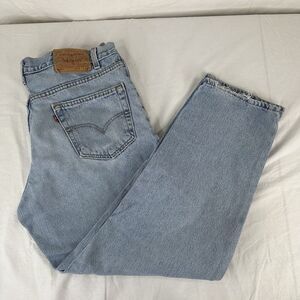 Vintage LEVIS 550 Relaxed Fit Jeans 36x30 Faded Light Stonewash‎ Skater USA Look